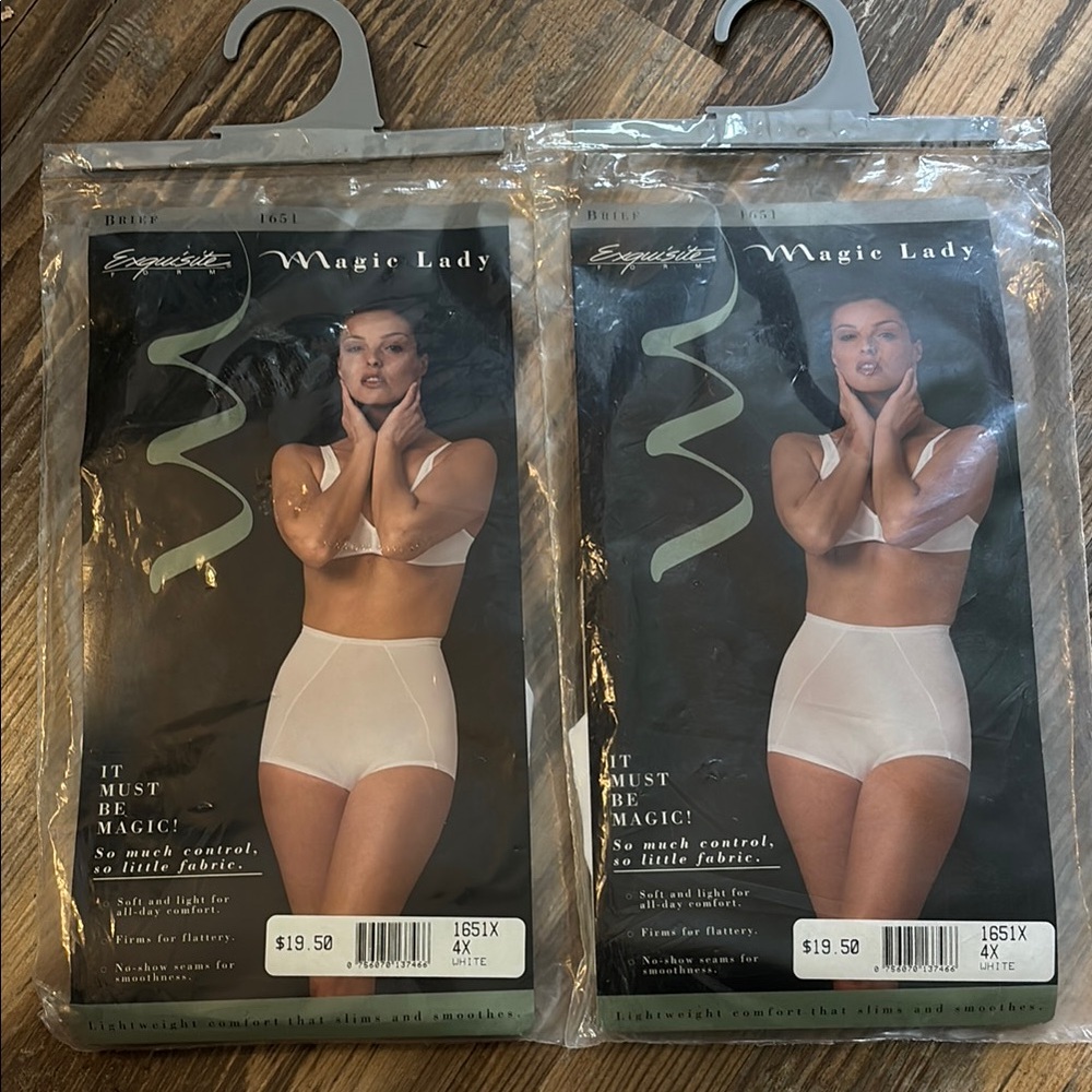 Exquisite Form White Control Briefs